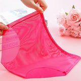 Women's Panties Pure Color Sexy Uniforms Comfort See Through Daily