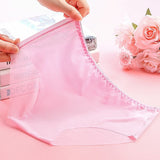 Women's Panties Pure Color Sexy Uniforms Comfort See Through Daily