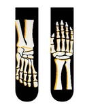 1Pair Halloween Funny Skeleton Hand Foot Print Socks