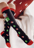 Christmas Santa Claus Warm Knee-High Socks