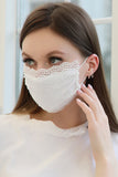 Pearl Lace Mask Adjustable Breathable Mask