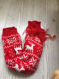 Christmas Elk Printing Long Socks