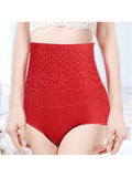 High-waisted abdomen women's underwear, comfortable, breathable, buttocks shaping underwear